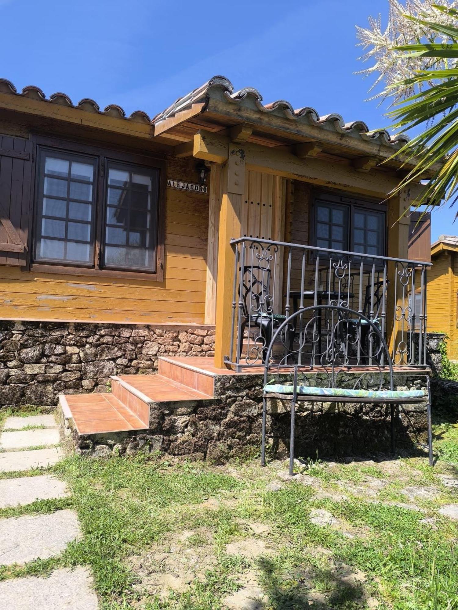Cabanas Miraduero Aldeadavila de la Ribera Ngoại thất bức ảnh